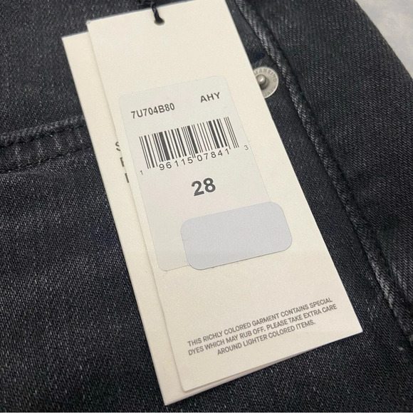 New! 7 For All Mankind Women's Monroe Cutoffs Shorts in Cosmic Ashbury 21017 - Picture 9 of 11